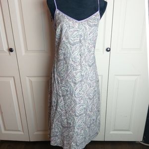 J. Crew paisley dress purple Size T8